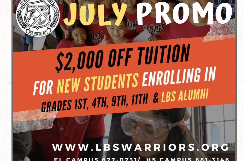 TUITION DISCOUNT for Alumni- ENROLL TODAY